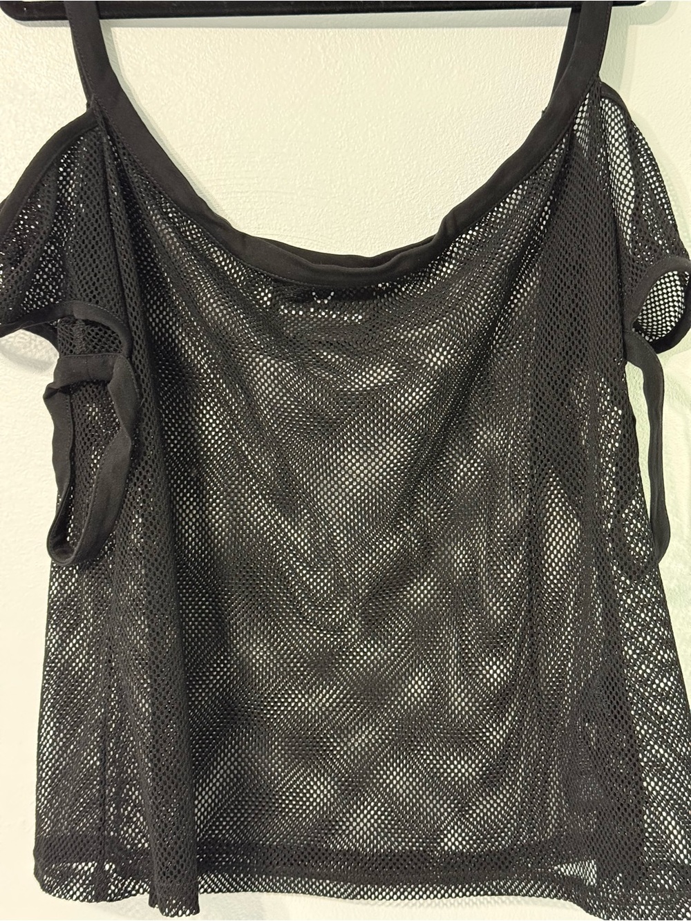 Killstar Black Mesh Crop Tank
